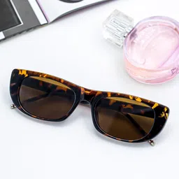 Bellofox Women Brown Lens & Brown Wayfarer Sunglasses-31