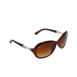 Creature Women Brown Lens & Brown Cateye Sunglasses with UV Protected Lens-25