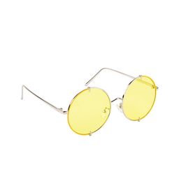 AISLIN Women Yellow Round Sunglasses-image-74