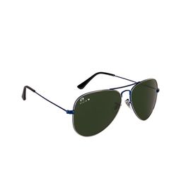 AISLIN Unisex Green & Blue Full Rim Aviator Sunglasses 14271-55-AS-3025-image-49