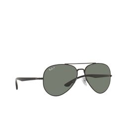 Ray-Ban Unisex Green Lens & Black Aviator Sunglasses with Polarised Lens 8056597432184-image-45