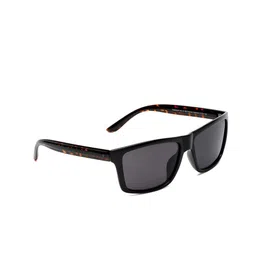 SUNNIES Unisex Black Lens & Black Sunglasses with UV Protected Lens SUNNIES-014-C1-42