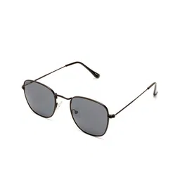 Roadies Unisex Grey Lens & Black Square Sunglasses with UV Protected Lens RD-204-C3-14