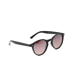 SUNNIES Unisex Brown & Black Full Rim Round Sunglasses with UV Protected Lens-14