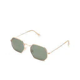 Roadies Unisex Green Lens & Gold Other Sunglasses with Polarised Lens-picture-5