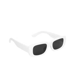 SCAGLIA Black Rectangle Sunglasses With UV Protected Lens-17