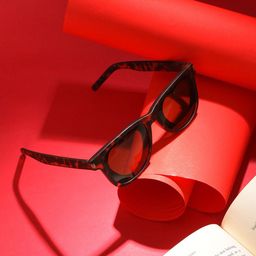 HAUTE SAUCE by Campus Sutra Women Brown Lens & Brown Wayfarer Sunglasses with UV Protected Lens-image-74