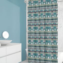 ArtzFolio Black & White Printed Waterproof Shower Curtains-image-37