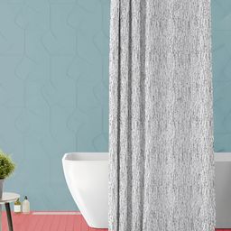 ArtzFolio White & Black Printed Waterproof Shower Curtains-image-89