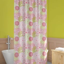 ArtzFolio Pink-White & Green Printed Waterproof Shower Curtains-image-99