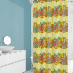 ArtzFolio Yellow & Green Printed Waterproof Shower Curtains-picture-18