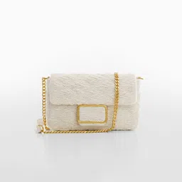 MANGO Textured Structured Sling Bag with Buckle Detail-image-60