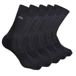 Heelium Unisex Pack of 5 Odour-Free Breathable Bamboo Crew Length Socks-27
