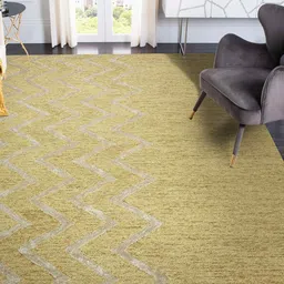 saraswatii global Grey Geometric-Printed Hand Tufted Rectangular Carpet-32
