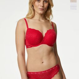 Marks & Spencer Pack Of 3 Self-Designed Lace  & Mesh Mid-Rise Bikini Briefs-picture-27