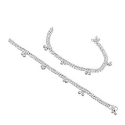 RUHI COLLECTION Silver-Plated Anklets-image-32