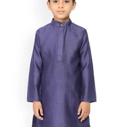 TABARD Boys Geometric Woven Design Cotton Kurta-32