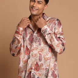 VASTRAMAY Men Multicoloured Pasley Printed Casual Shirt-17