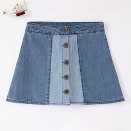 Ed-a-Mamma Girls Pure Cotton A-Line Knee Length Skirt-image-33