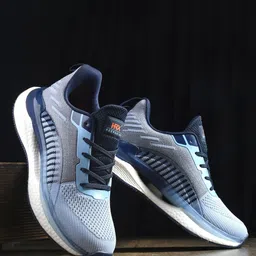 HRX by Hrithik Roshan Men Grey & Blue Aircube Running Shoes-43