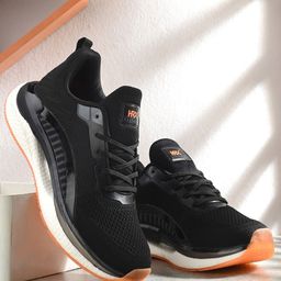 HRX by Hrithik Roshan Men Black Aircube Mesh Running Shoes-44