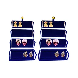 atorakushon Blue Set of 2 Reusable Jewellery Organiser Organisers-8