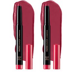 FACES CANADA Set of 2 Ultime Pro HD Intense Matte Lips+Primer Lipstick - Bold Wine 11-11