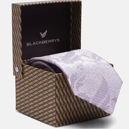 Blackberrys Printed Silk Skinny Tie-image-29