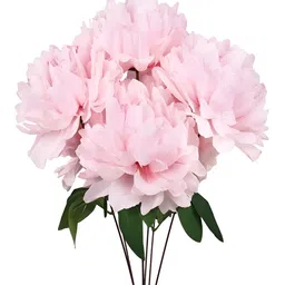XERGY Pink & Green Peony Artificial Flower-picture-42