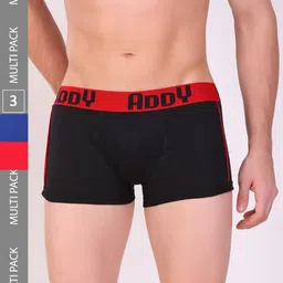 T.T. Pack Of 3 Cotton Derby Trunks ADY_TRNK_PO3_BRS_95-19