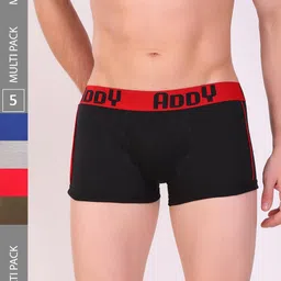 T.T. Pack Of 5 Pure Cotton Derby Trunks ADY_TRNK_PO5_MIX_80-11