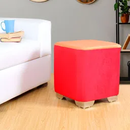 Shadowkart Pink Wooden Pouffes Sitting Mudda Ottomans-image-45