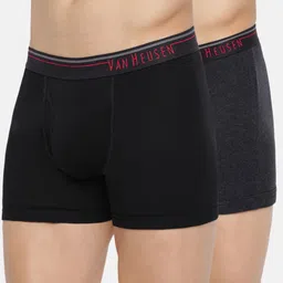 Van Heusen Pack of 2 Solid Antibacterial Colour Fresh Trunks IHLEBX1CCA10032-33