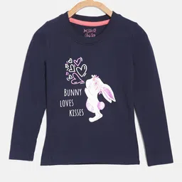 DIXCY SCOTT Slimz Girls Round Neck Print Cotton long Sleeves Top-image-79