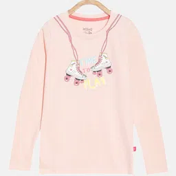 DIXCY SCOTT Slimz Girls Round Neck Print Cotton long Sleeves Top-image-81
