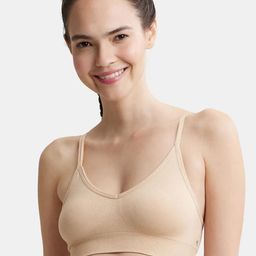 Jockey Wirefree Seamfree Non Padded Micro Touch Nylon Full Coverage Beginners Bra-FE74-picture-15