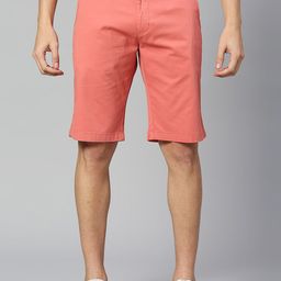 Thomas Scott Men Mid-Rise Slim Fit Cotton Chino Shorts-image-76