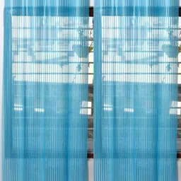 Homefab India Unisex Blue Curtains and Sheers-image-29