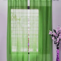 Homefab India Unisex Green Curtains and Sheers-image-93