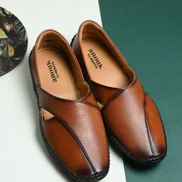 Anouk Men Tan Textured Driving Shoes-picture-11