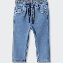 Mango Kids Boys Mid-Rise Sustainable Stretchable Jeans-image-66