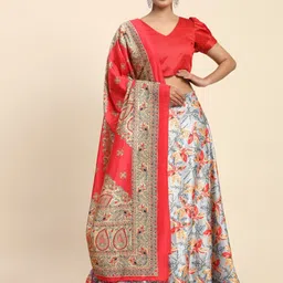 Kaizen TEXO FAB Digital Printed Semi-Stitched Lehenga & Unstitched Blouse With Dupatta-picture-42