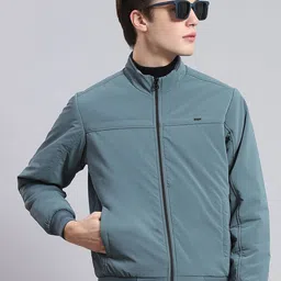 Monte Carlo Stand Collar Lightweight Open Front Jacket-40