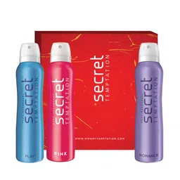 Secret Temptation Pack of 3 Deodorant Gift Box-150ml each-22