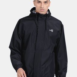 t-base Men Navy Blue Geometric Windcheater and Water Resistant Sporty Jacket-image-64