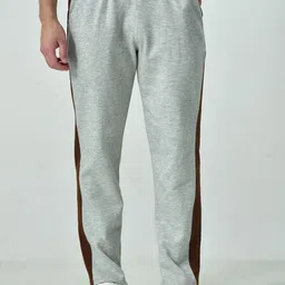 BAESD Men Colourblocked Mid Rise Track Pants-image-94