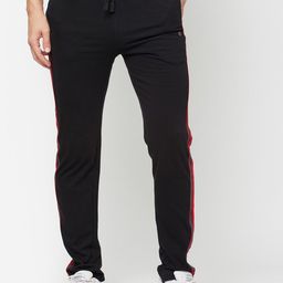 SPORTO Men Side Striped Mid-Rise Track Pants-image-64