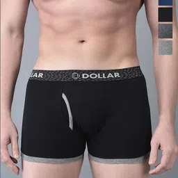 Dollar Bigboss Pack Of 5 Assorted Combed Cotton Trunks MBTR-311-CNTRIB-PO5-S24-image-16