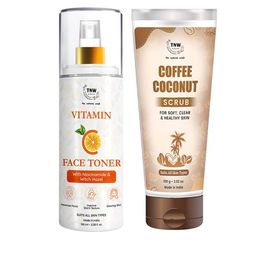 TNW the natural wash Vitamin C Face Toner & Coffee Coconut Scrub-37
