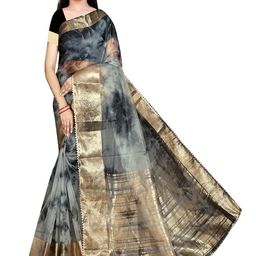 Pemal Designer Tie and Dye Printed Zari Saree-picture-43